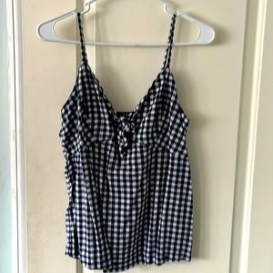 Blue/White checkered Tank!